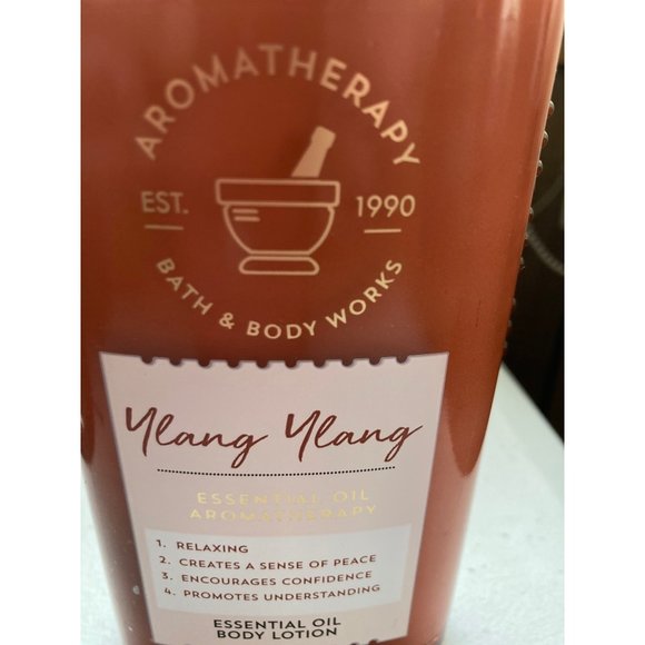 Ylang Ylang Fragrance Aromatherapy Lotion Pump Top Bath & Body Works SheaBut NEW - Picture 1 of 5